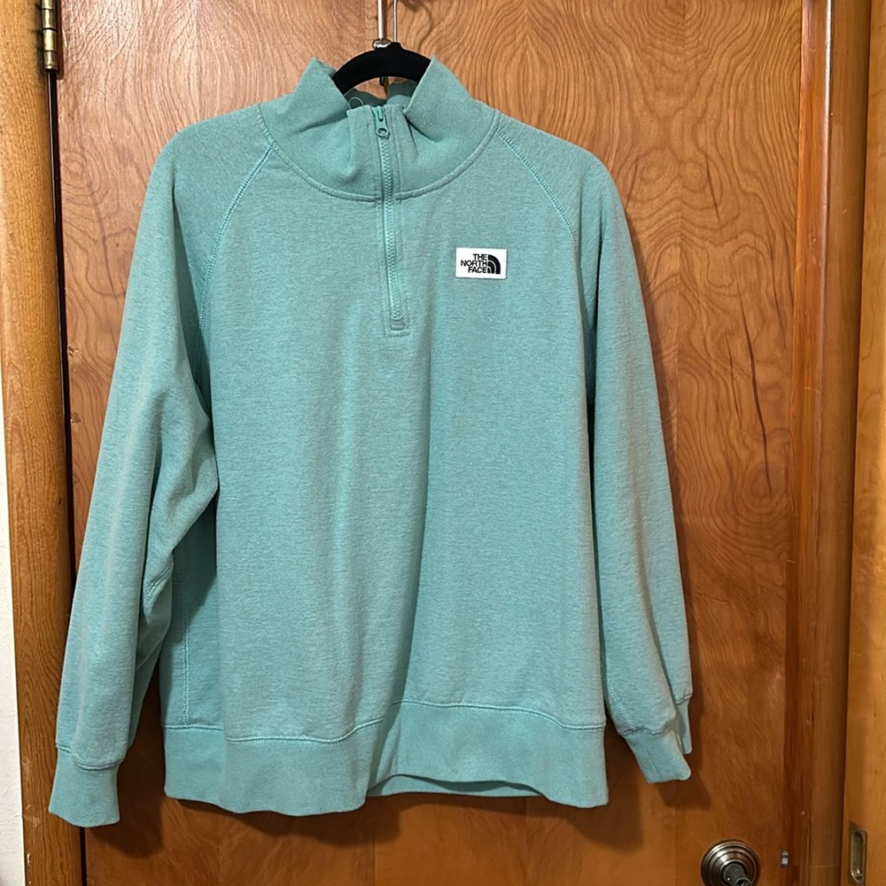 The north face quarter zip sweatshirt size xl